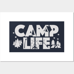 Camp Life Posters and Art